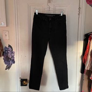 American Eagle Outfitters Hi-Rise Jeggings Black